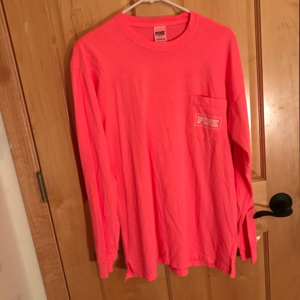 Pink long sleeve shirt